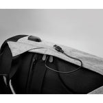 Branded 2 tone backpack incl USB plug