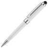 Branded ASTON STYLUS ball pen with chrome trim