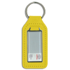 Branded Long Square Shaped Keyfob with Domed Medallion