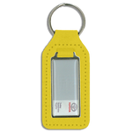 Branded Long Square Shaped Keyfob with Domed Medallion