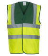 Yoko Hi-Vis Two Band and Braces Waistcoat