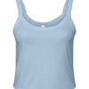 Bella Ladies Micro Rib Spaghetti Strap Tank Top