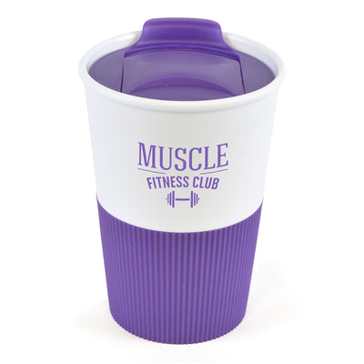 Branded Rubber Base Take Out Cup