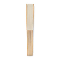 Manual hand fan with bamboo handle
