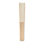 Branded Manual hand fan with bamboo handle