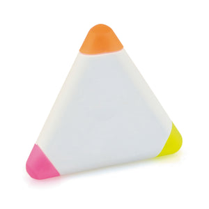 Small Triangle highlighter with 3 pens | Branded Highlighters