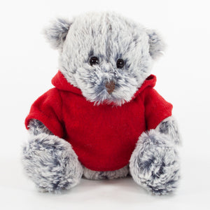 Coloured Hoodie Bear 15cm Premier Bear, Mulberry