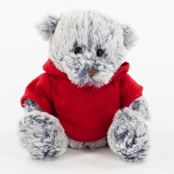 Coloured Hoodie Bear 15cm Premier Bear, Mulberry