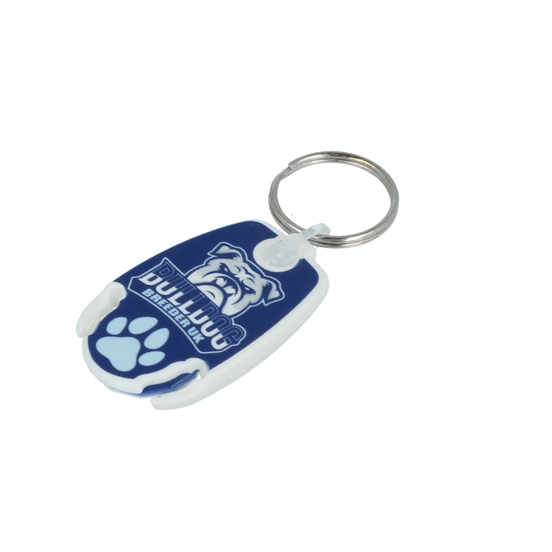 Pop Coin Trolley Keyring (1GBP)
