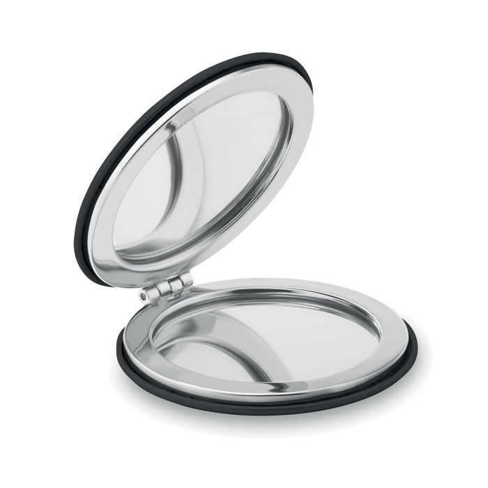 Branded Round PU mirror