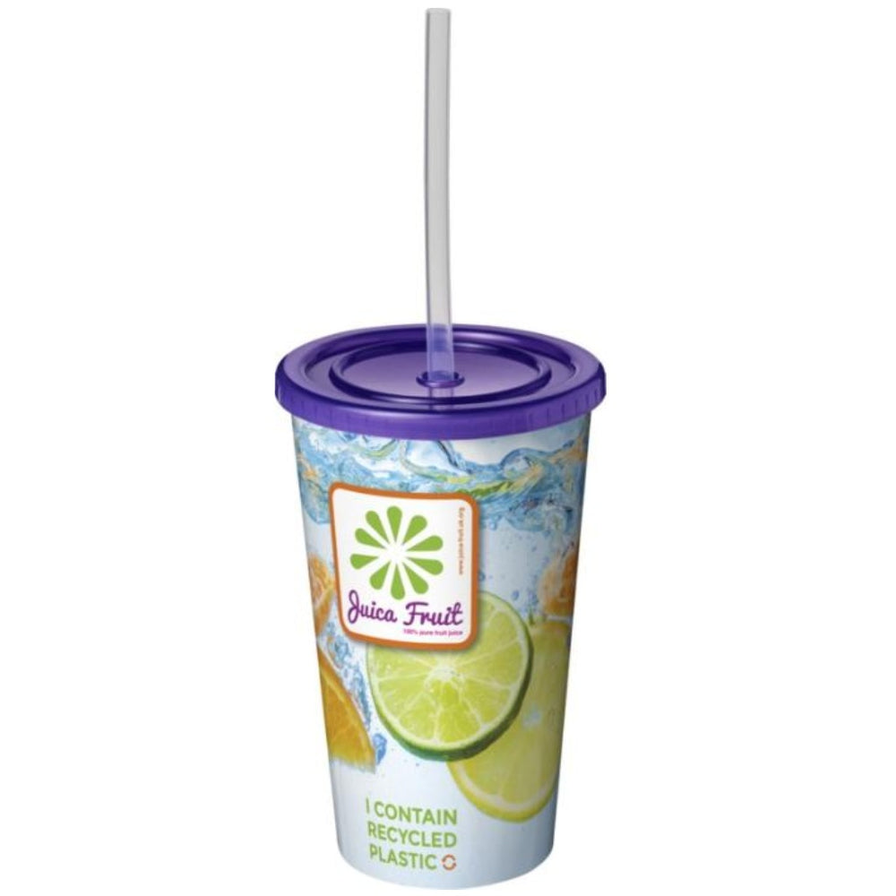 Branded Brite-Americano® 350 ml double-walled stadium cup