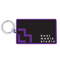 80mm Rectangle Keyring