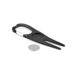 Aluminium golf divot tool