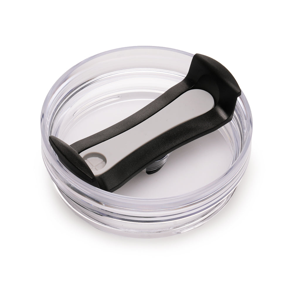 Everest BLACK Stainless Steel Mug with Straw and Handle - 1182ml
