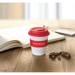 Branded PP tumbler with silicone lid