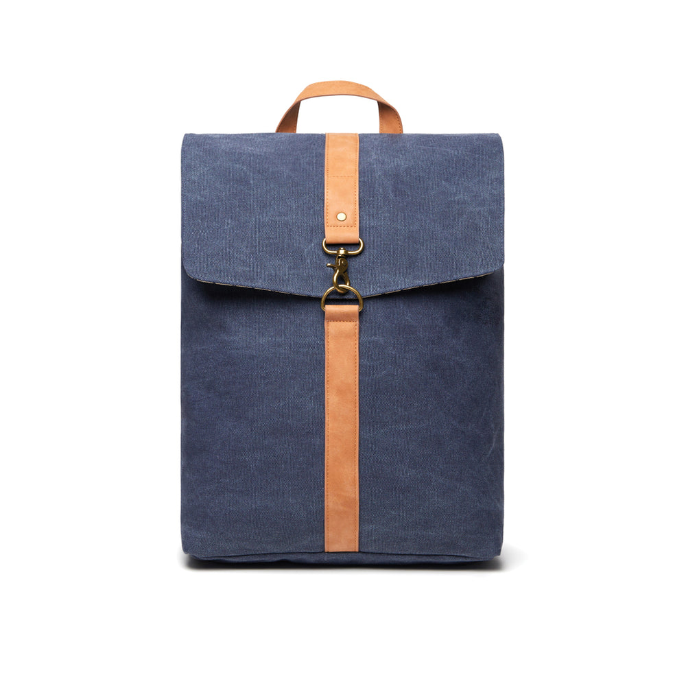 Branded VINGA Bosler backpack GRS recycled canvas
