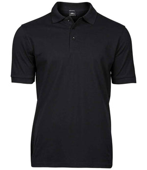 Tee Jays Luxury Stretch Piqué Polo Shirt Black