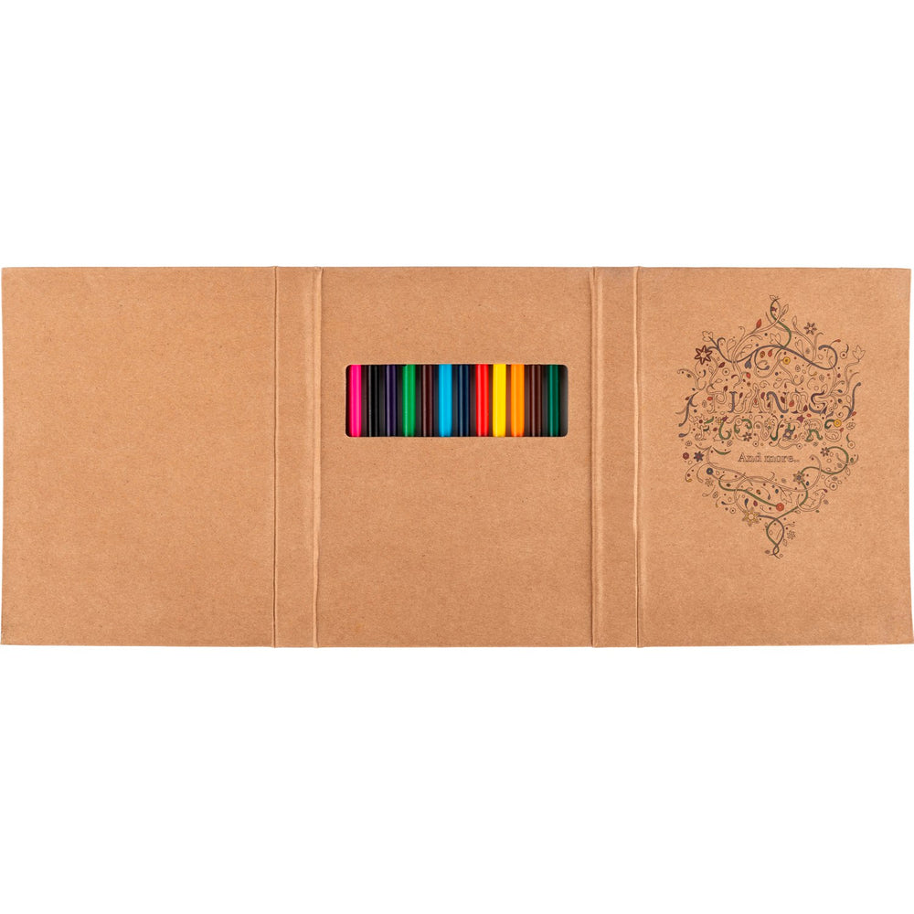 Branded Glyncoch Colouring folder for adults