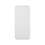 Adhil 10.000 mAh 10W recycled plastic power bank with 2 built-in cables