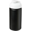 Branded Baseline® Plus grip 500 ml flip lid sport bottle