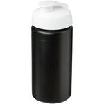 Branded Baseline® Plus grip 500 ml flip lid sport bottle