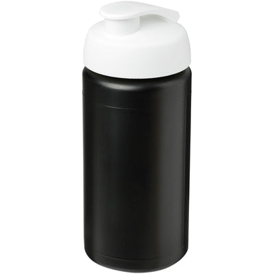 Branded Baseline® Plus grip 500 ml flip lid sport bottle