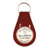 Branded Pear Shaped Keyfob with Dome