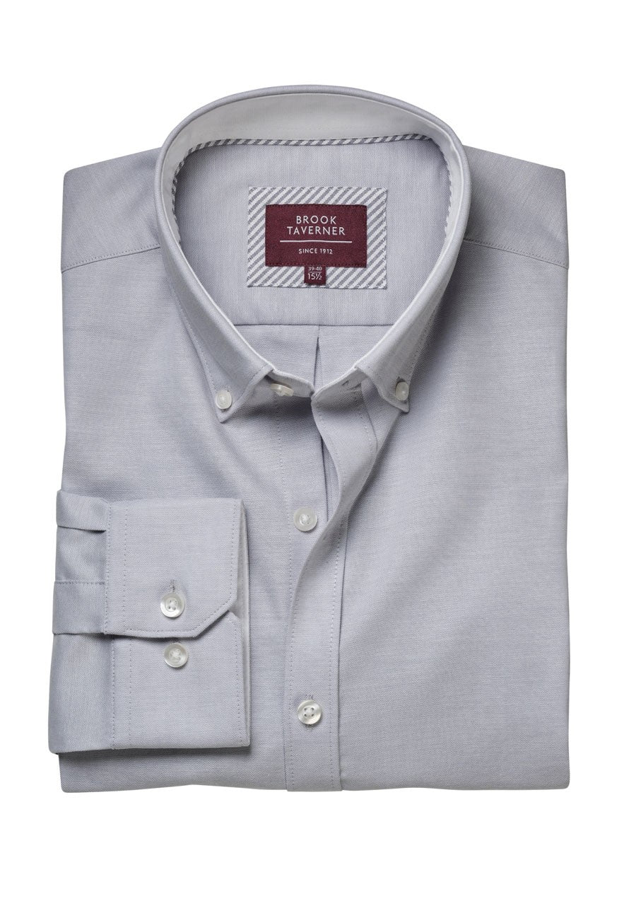 Branded Brook Taverner Lawrence Stretch Oxford Shirt