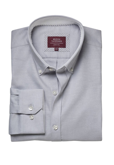 Branded Brook Taverner Lawrence Stretch Oxford Shirt