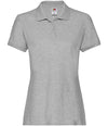 Fruit of the Loom Lady-Fit Premium Cotton Piqué Polo Shirt