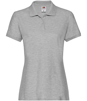 Fruit of the Loom Lady-Fit Premium Cotton Piqué Polo Shirt