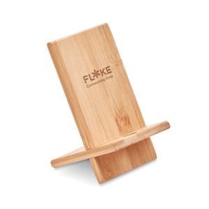 Branded Tidy Bamboo Phone Stand
