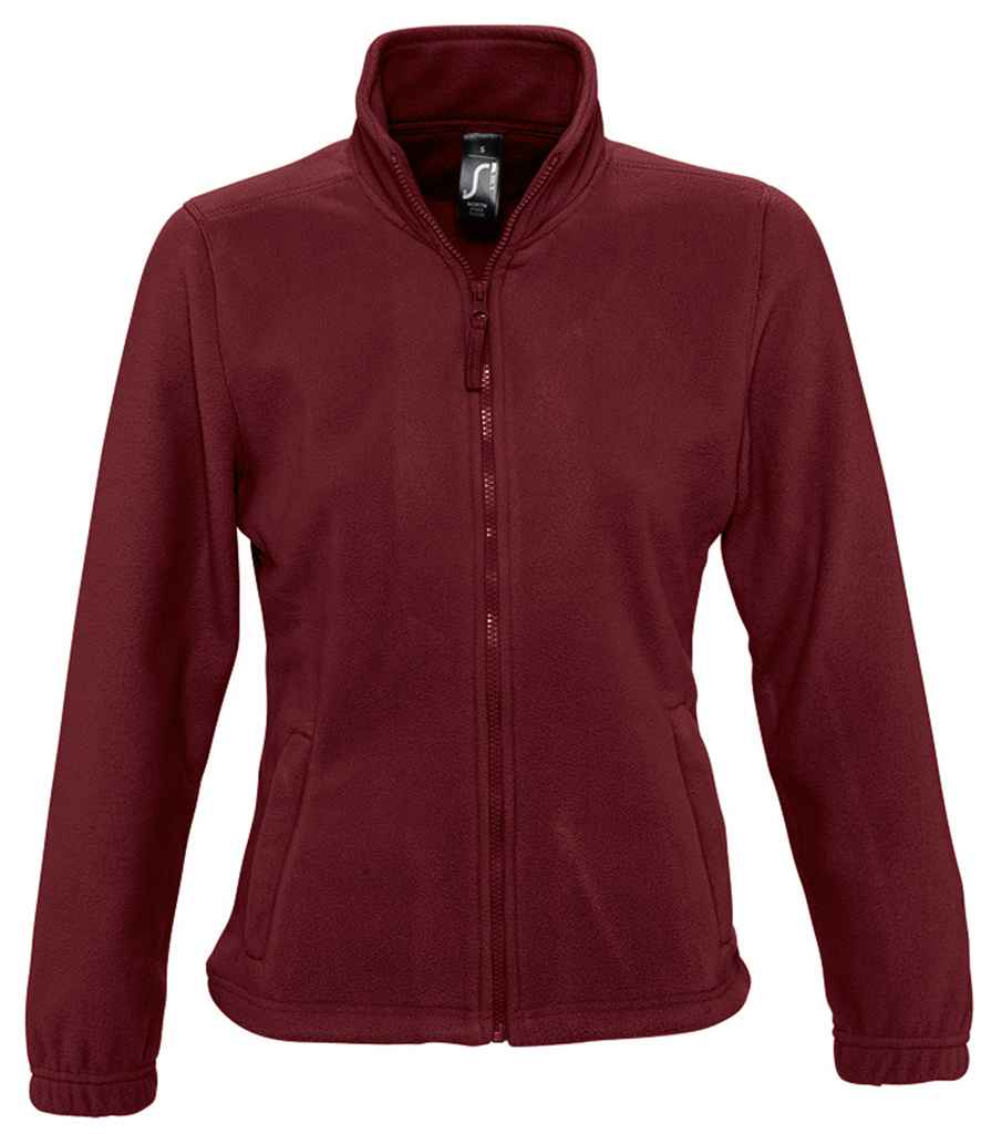 SOL'S Ladies North Fleece Jacket Burgundy