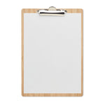 Branded A4 bamboo clipboard