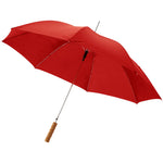 Branded Lisa 23" auto open umbrella with wooden handle