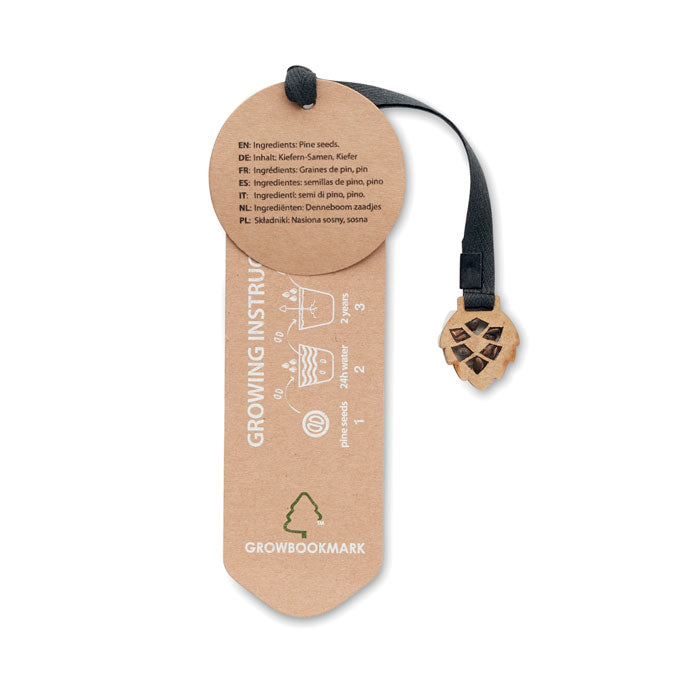 Branded Pine tree bookmark