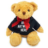 Branded Black Hoodie Bear