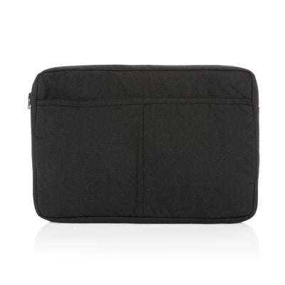 Branded Laluka AWARE™ recycled cotton 15.6 inch laptop sleeve