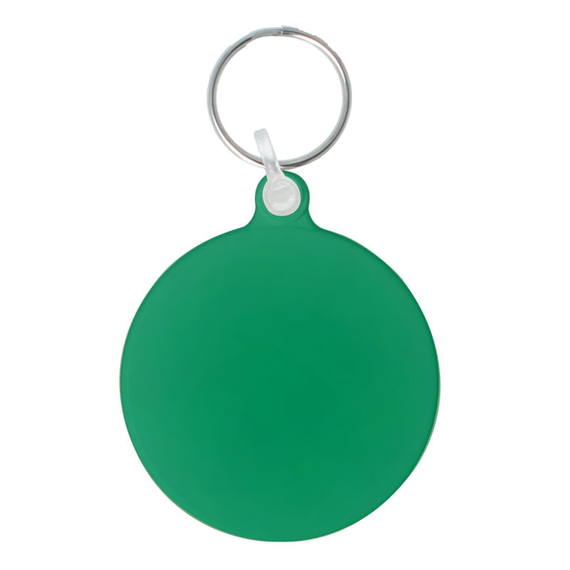 55mm Circle Keyring