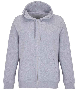 SOL'S Unisex Calipso Eco-Friendly Full Zip Hoodie Grey Marl
