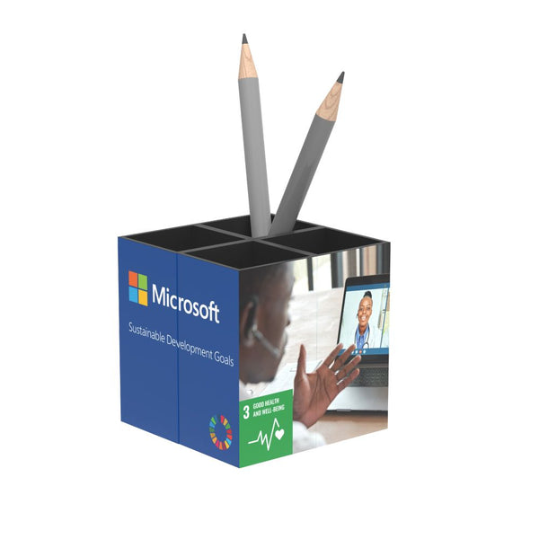 Branded Magic Flip Pen Pot