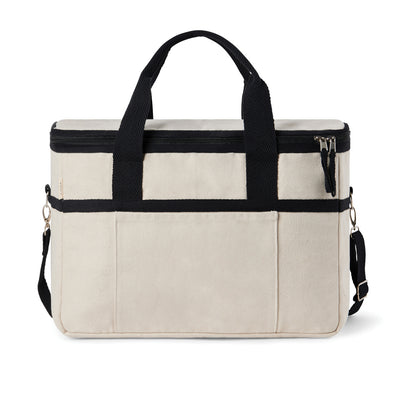 Branded VINGA Volonne AWARE™ recycled canvas cooler basket