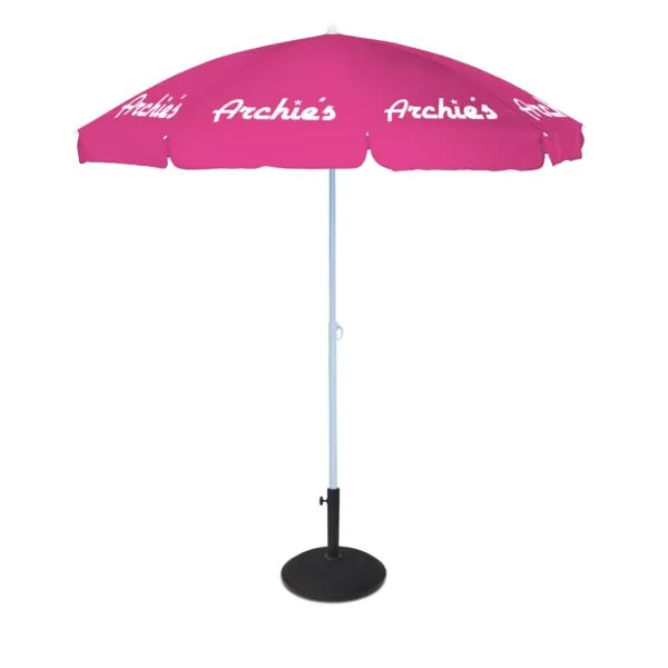 Branded Budget Circular Parasol