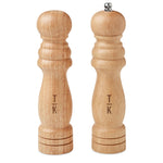 Set of 2 rubber wood grinders