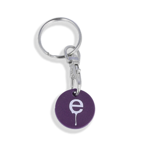 Recycled Old Trolley Coin Keyring