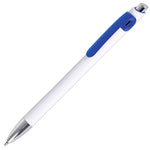Branded DIME ball pen WHITE with trim