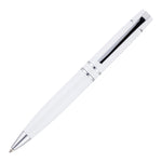 Branded DUKE ball pen with chrome trim