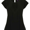 Branded Henbury Ladies Pleat Front Short Sleeve Blouse