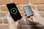 Branded RCS recycled plastic 5.000 mAh 5W wireless powerbank