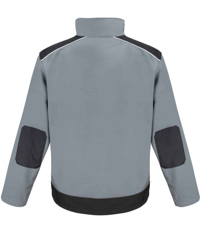Result Work-Guard Ripstop Soft Shell Jacket Grey/Black
